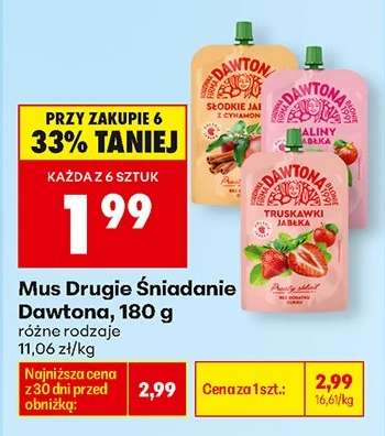 Mus Drugie Śniadanie Dawtona, 180 g