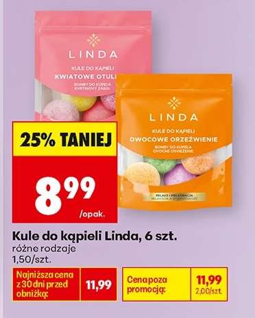 Kule do kąpieli Linda, 6 szt.