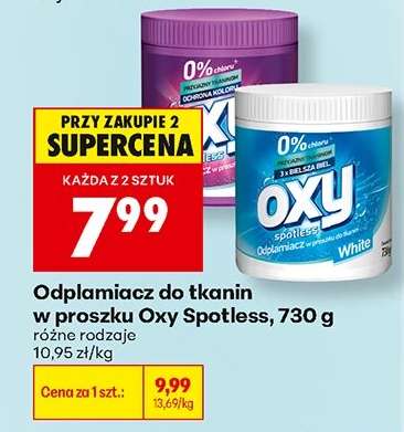 Odplamiacz do tkanin w proszku Oxy Spotless 730 g