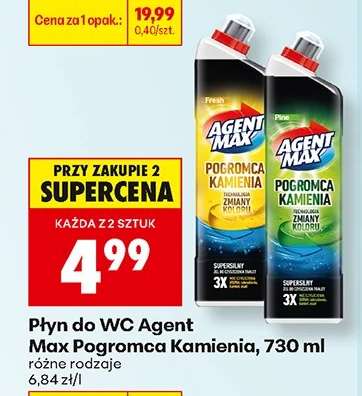 Płyn do WC Agent Max Pogromca Kamienia, 730 ml