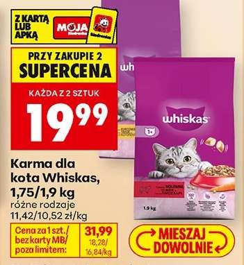 Karma dla kota Whiskas, 1,75 - 1,9 kg