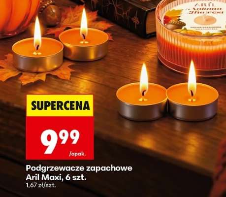 Podgrzewacze zapachowe Aril Maxi, 6 szt.