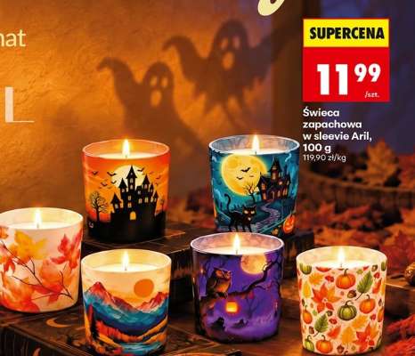 Świeca zapachowa w sleevie Aril, 100 g