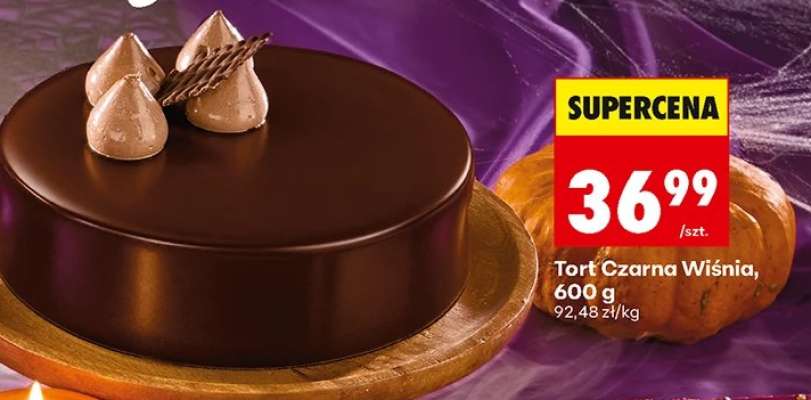 Tort Czarna Wiśnia, 600 g