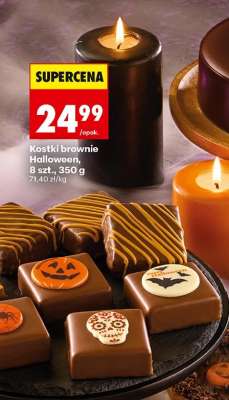 Kostki brownie Halloween