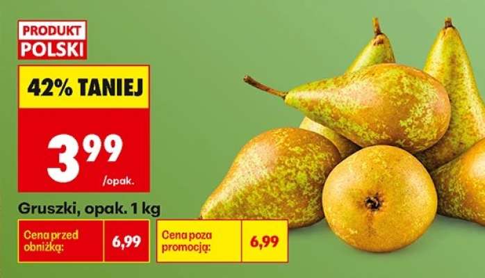 Gruszki, opak. 1 kg