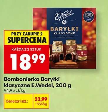 Bombonierka Baryłki klasyczne E.Wedel, 200 g