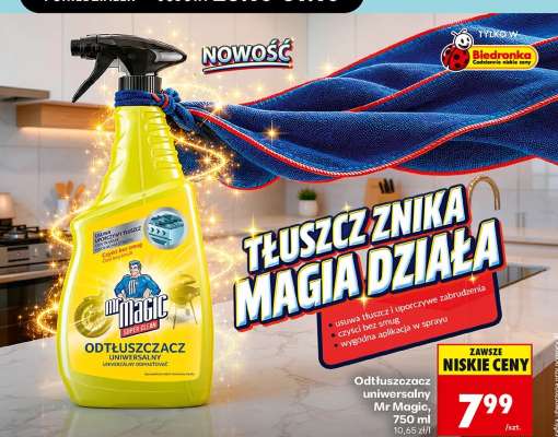 Odtłuszczacz uniwersalny Mr Magic, 750 ml