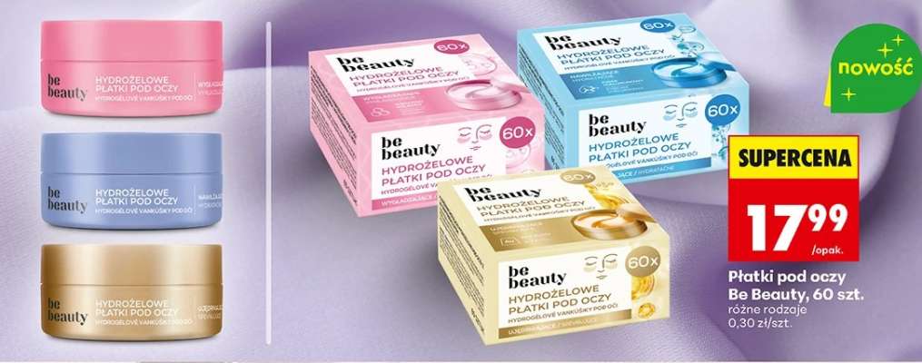 Płatki pod oczy Be Beauty, 60 szt.