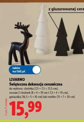 LIVARNO Świąteczna dekoracja ceramiczna