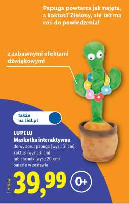 LUPILU Maskotka interaktywna