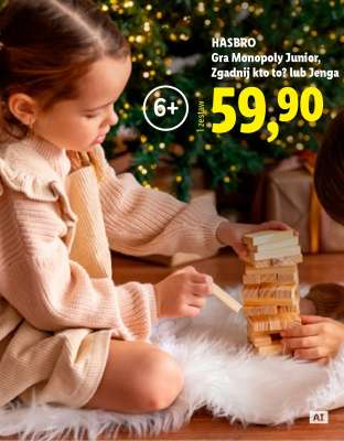 HASBRO Gra Monopoly Junior, Zgadnij kto to? lub Jenga
