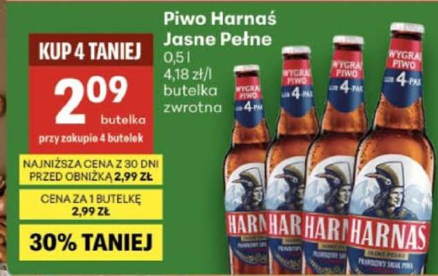 Piwo Harnaś Jasne Pełne