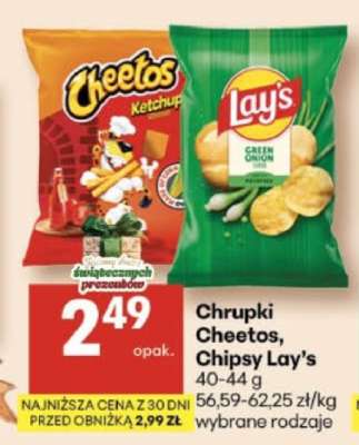 Chrupki Cheetos, Chipsy Lay’s