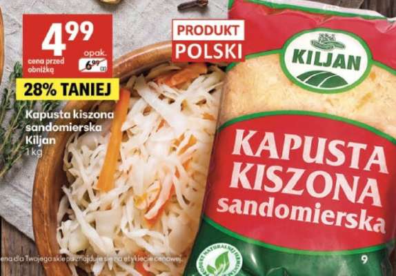 Kapusta kiszona sandomierska Kiljan