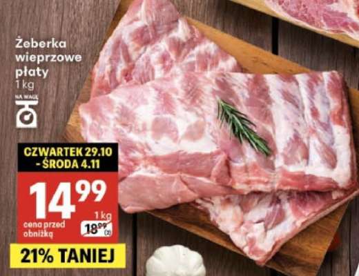 Žeberka wieprzowe platy