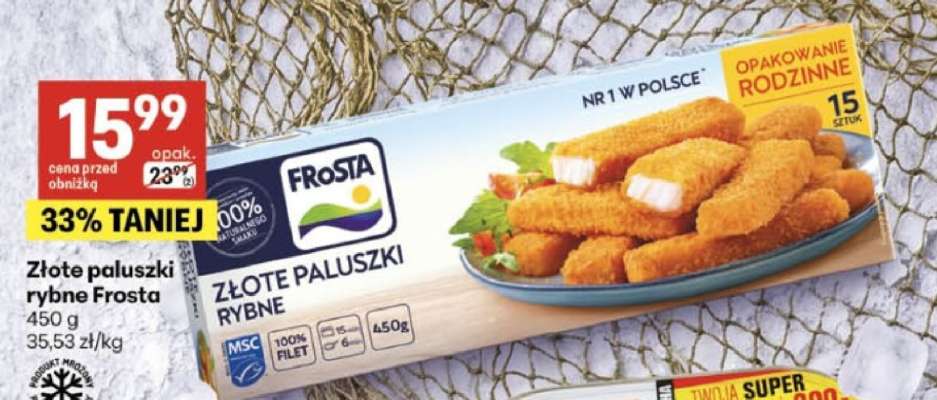 FROSTA Złote paluszki rybne
