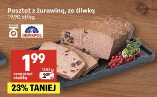 Pasztet z żurawiną, ze śliwką