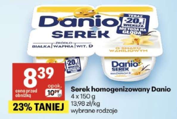 Serek homogenizowany DANIO