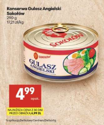 Konserwa Gulasz Angielski Sokołów