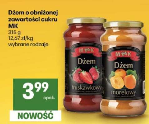Dżem o obniżonej zawartości cukru MK
