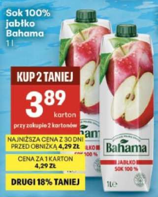 Sok 100% Jabłko Bahama