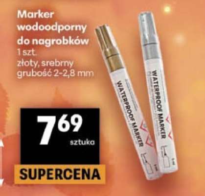 Marker wodoodporny do nagrobków