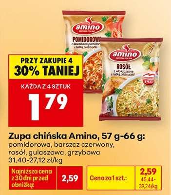 Zupa chińska Amino, 57 g-66 g