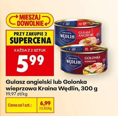 Gulasz angielski lub Golonka wieprzowa Kraina Wędlin, 300 g
