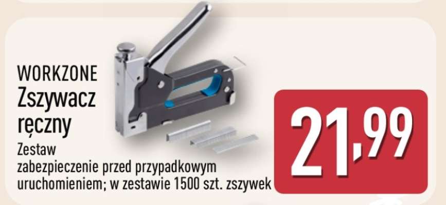 WORKZONE Zszywacz ręczny