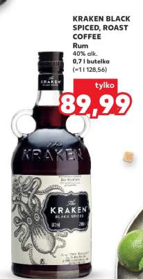 KRAKEN BLACK SPICED, ROAST COFFEE