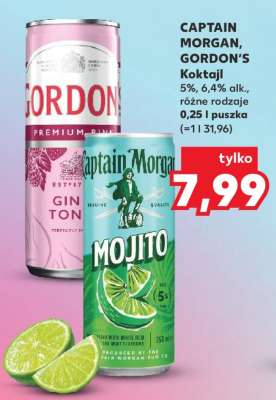 CAPTAIN MORGAN, GORDON'S Koktajl