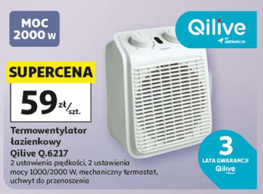 Termowentylator łazienkowy Qilive Q.6217