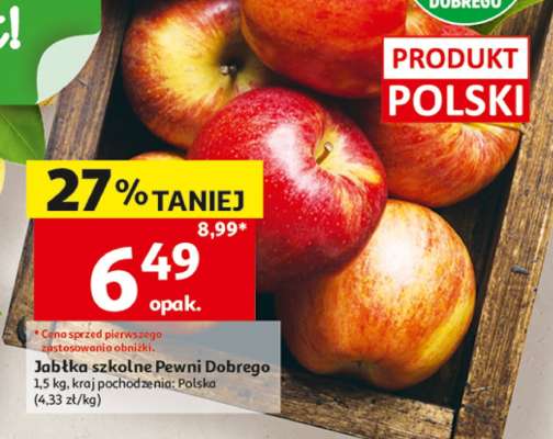 Jabłka szkolne Pewni Dobrego