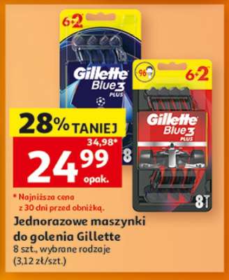 Jednorazowe maszynki do golenia Gillette