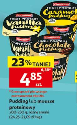 Ehrmann High Protein Pudding lub mousse proteinowy