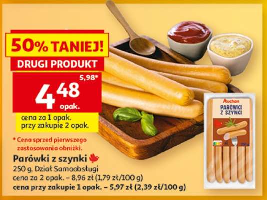 Parówki z szynki