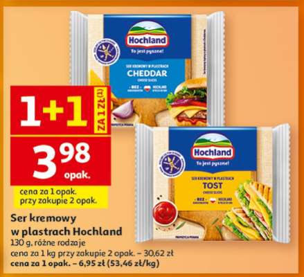 Ser kremowy w plastrach Hochland