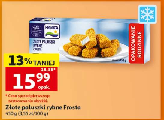 Złote paluszki rybne Frosta