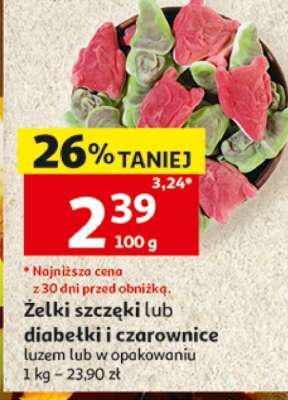 Żelki szczęki lub diabętki i czarownice