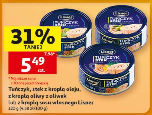 Tuńczyk, stek z kroplą oleju