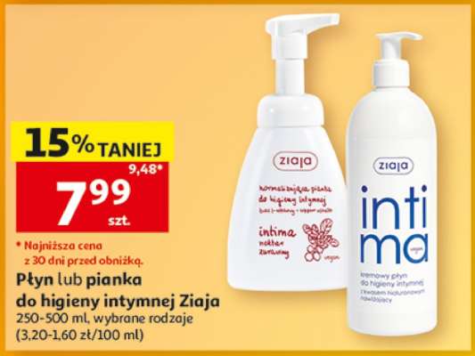 Płyn lub pianka do higieny intymnej Ziaja