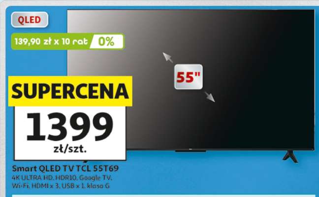 Smart QLED TV TCL 55T69