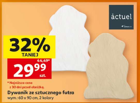 Dywanik ze sztucznego futra