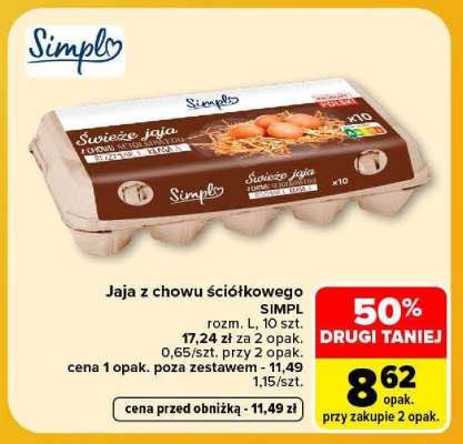 Jaja z chowu ściółkowego