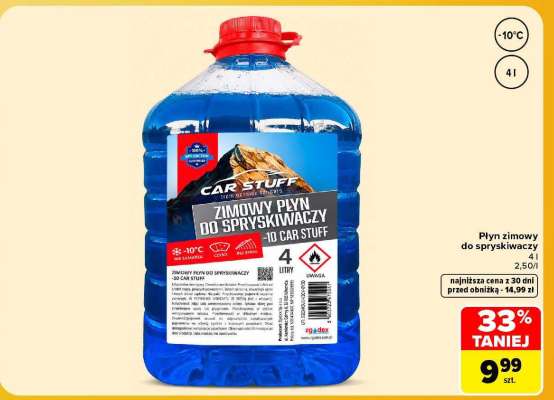 Płyn zimowy do spryskiwaczy 4 l