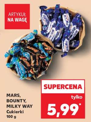 MARS, BOUNTY, MILKY WAY Cukierki 100 g