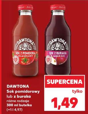 DAWTONA Sok pomidorowy lub z buraka