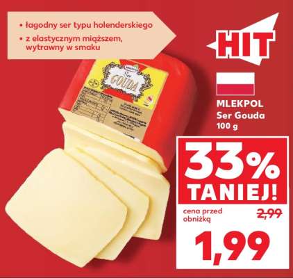 MLEKPOL Ser Gouda 100 g
