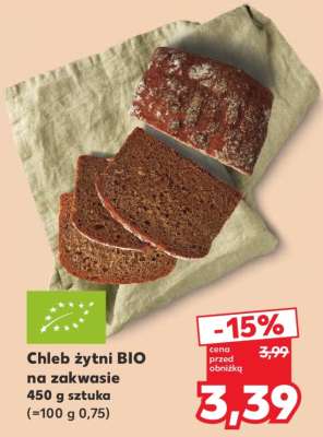 Chleb żytni BIO na zakwasie 450 g sztuka